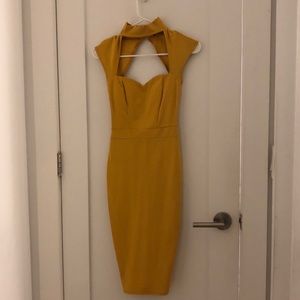 Yellow Midi Dress